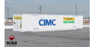 Operator N Scale CIMC 53’ Corrugated Dry Container, JB Hunt/Large CIMC Logo