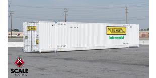 Operator N Scale CIMC 53’ Corrugated Dry Container, JB Hunt/Large Logo