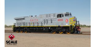 Rivet Counter HO Scale GE AC4400CW, Kansas City Southern/NAFTA #2000