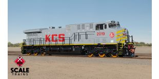 Rivet Counter HO Scale GE AC4400CW, Kansas City Southern