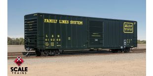 ExactRail Platinum HO Scale Berwick 7580 Appliance Boxcar, Family Lines/Yellow Lettering/L&N