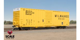 ExactRail Platinum HO Scale PC&F 7633 Appliance Boxcar, Milwaukee Road/1975 As Delivered
