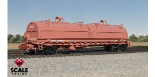 Rivet Counter N Scale Thrall 48' 2-Hood Coil Steel Car, CHTT/Distressed