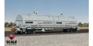 Rivet Counter N Scale Thrall 48' 2-Hood Coil Steel Car, Norfolk Southern/Protect II