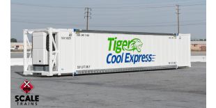 Operator N Scale CIMC 53’ Reefer Container, Tiger Cool Express/TGXU