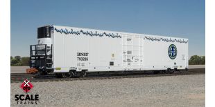 Rivet Counter N Scale Trinity 82' 7883 Mechanical Reefer, BNSF/Roofline Icicles/Carrier