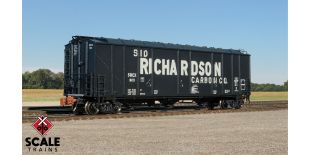Rivet Counter N Scale Thrall 5750 Carbon Black Covered Hopper, Sid Richardson/SRCX