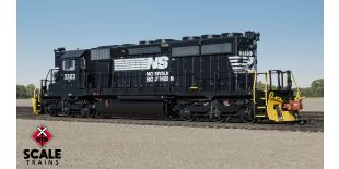 Rivet Counter N Scale EMD SD40-2, Norfolk Southern/Thoroughbred/Corrugated Grilles/Yellow Plow