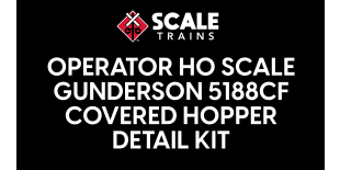Operator HO Scale Gunderson 5188 Covered Hopper Detail Kit