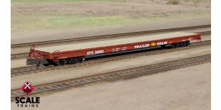 Fox Valley Models HO Scale Pullman-Standard F60GH 60' Flatcar, Trailer Train/Oxide Red/OTTX