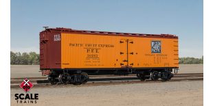 Fox Valley Models HO Scale PC&F R-40-2 Wood Reefer, Pacific Fruit Express/Western Pacific/PFE