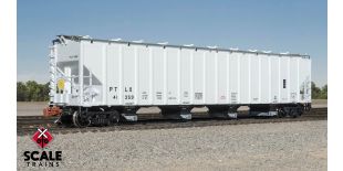 Rivet Counter N Scale Pullman-Standard 5820 Covered Hopper, Pullman Transport Leasing/North Petro/PTLX