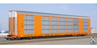 Rivet Counter HO Scale Gunderson Multi-Max Autorack, BNSF/Orange/TTGX (R1) by ScaleTrains.com