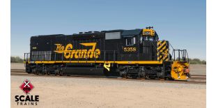 Rivet Counter HO Scale EMD SD40T-2, Rio Grande/As Delivered/Billboard