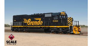 Rivet Counter HO Scale EMD SD40T-2, Rio Grande/Late/Positive Traction Control