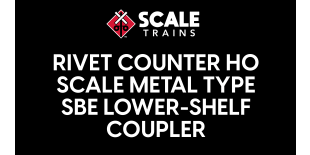 Rivet Counter HO Scale Metal Type SBE Lower-Shelf Coupler 