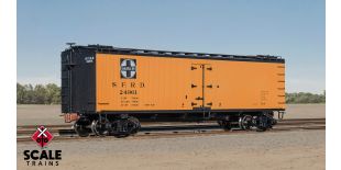Fox Valley Models HO Scale PC&F R-40-2 Wood Reefer, Santa Fe/SFRD