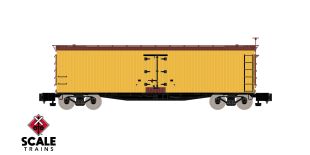 S-Helper S Scale ACF 40' Wood Reefer, Yellow/Unlettered