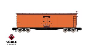 S-Helper S Scale ACF 40' Wood Reefer, Orange/Unlettered