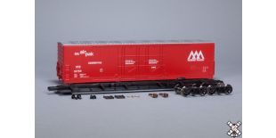 HO Evans (USRE) 5100 RBL 8’ Double-Plug-Door Boxcar, Vermont Railway VTR by ScaleTrains.com