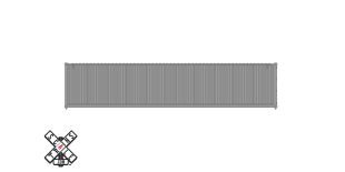 Operator HO Scale CIMC 40’ Modern Angled Container, Undecorated