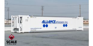 Operator HO Scale CIMC 53’ Reefer Container, Alliance Shippers