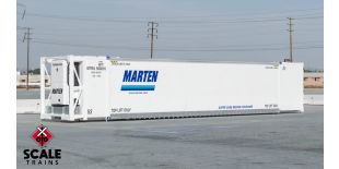 Operator HO Scale CIMC 53’ Reefer Container, Marten/MTLU