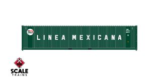 Operator HO Scale 40’ Square Corrugation Container, Linea Mexicana