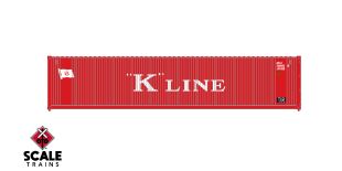 Operator HO Scale 40’ Square Corrugation Container, K Line
