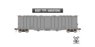Rivet Counter HO Scale GATC 4180 Airslide® Covered Hopper, Undecorated by ScaleTrains.com