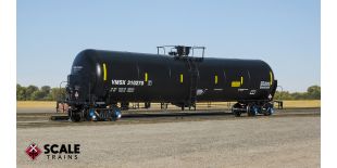 Rivet Counter HO Scale Trinity 31K Tank Car with Head Shields, Valero/Crude Oil/VMSX