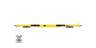 Rivet Counter HO Scale BSC F68DH Flatcar, Trailer Train/Speed Logo/TTJX