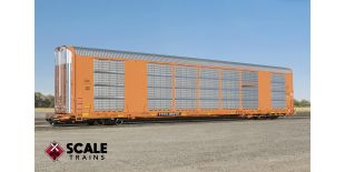 Rivet Counter HO Scale Gunderson Multi-Max Autorack, BNSF/Orange/TTGX