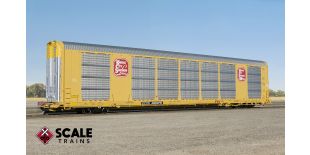 Rivet Counter HO Scale Gunderson Multi-Max Autorack, Kansas City Southern/Yellow/CTTX