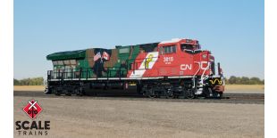 Rivet Counter N Scale ET44, Canadian National/Veterans Commemorative Scheme