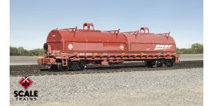 Rivet Counter N Scale Thrall 48' 2-Hood Coil Steel Car, BNSF/Mismatched Hoods