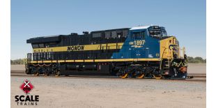 Rivet Counter HO Scale GE ES44AH, CSX/Heritage/Monon/MON #1897