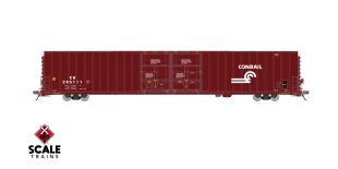 Rivet Counter HO Scale Thrall 86' High-Cube Double-Plug-Door Boxcar, Conrail/Small Logo/CR