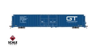 Rivet Counter HO Scale Thrall 86' High-Cube Double-Plug-Door Boxcar, Grand Trunk Western/The Good Track Road/GTW