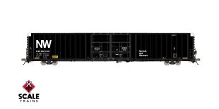 Rivet Counter HO Scale Thrall 86' High-Cube Double-Plug-Door Boxcar, Norfolk & Western/NW Block Logo/N&W
