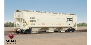 Rivet Counter HypoTypical HO Scale Gunderson 5188 Covered Hopper, CSX/Boxcar Logo
