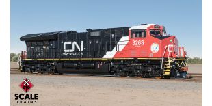 Rivet Counter HO Scale GE ET44AC, Canadian National/Aboriginal Affairs/White Cab Roof