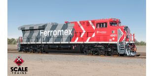 Rivet Counter HypoTypical HO Scale GE ET44AC, Ferromex/Zebra