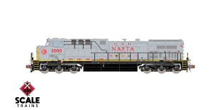 Rivet Counter N Scale GE AC4400CW, Kansas City Southern/NAFTA/Gray/KCS #2000