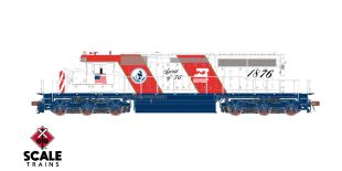 Rivet Counter HO Scale EMD SD40-2, Burlington Northern/Bicentennial #1876