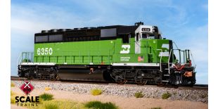 Rivet Counter HO Scale EMD SD40-2, Burlington Northern/White Face/Ditch Lights