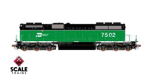 Rivet Counter HO Scale EMD SD40-2B, Burlington Northern/White Face