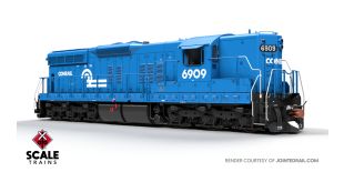 Rivet Counter HO Scale EMD SD9, Conrail/Can Opener
