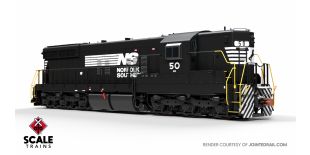 Rivet Counter HO Scale EMD SD9M, Norfolk Southern/Thoroughbred