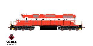 Rivet Counter HO Scale EMD SD38-2, McCloud River Railroad #39